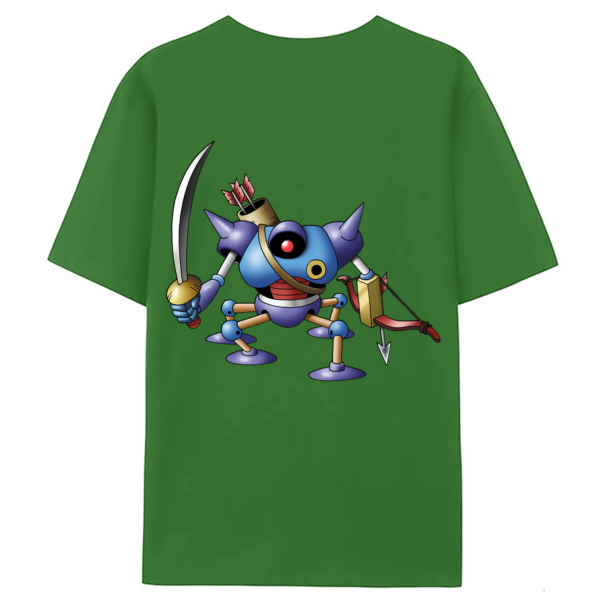 （画像用） ドラゴンクエスト Doragon Kuesuto Dragon Quest レディース半袖Tシャツ(バックプリント)